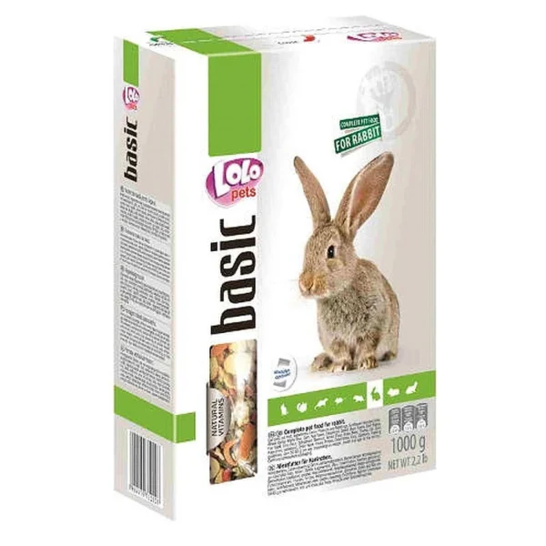 Lolo pets- For Rabbit | תערובת מזון לארנבים 1 ק״ג