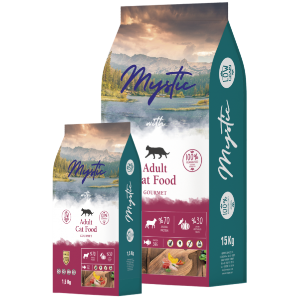 Mystic - Adult Cat Food | מזון יבש לחתולים בוגרים על בסיס כבש וירקות 1.5 ק"ג